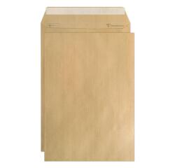 Boite de 250 Pochettes Kraft Adour Brun C4-229x324 mm - Auto-Adhésives - 90g/m2 - Brun