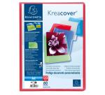 Display Book KreaCover PP A4 60Pkt Ast - Assorted colours
