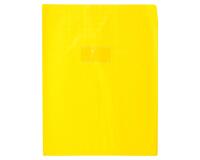 Protège-cahiers grain losange PVC 18/100ème avec porte-étiquette 24x32 cm