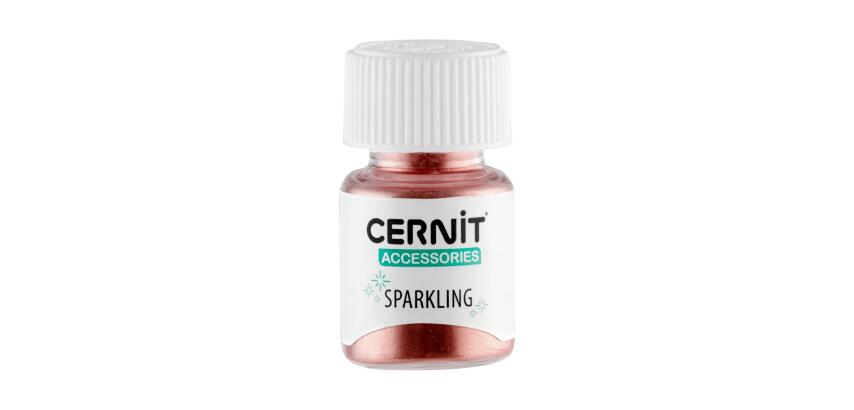 CERNIT - Metallic effect colored powder - Red - Can be mixed - 5g pot - CE6100005400C - Red
