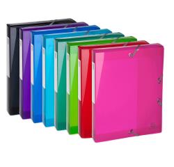 Boite de classement en polypropylène Dos 40mm Iderama PP - A4 - Couleurs assorties
