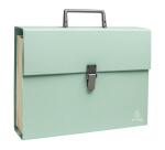 Exacompta Autentik Expanding File with Handle, 18 Compartments, Recycled - Assorted colours