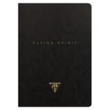 Flying Spirit piqûre textile A5 96 pages ligné motifs assortis papier ivoire 90g - Noir