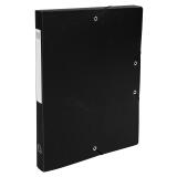 Boite de Classement Exabox Dos 25mm polypropylène 7/10e OPAK - A4 - Noir