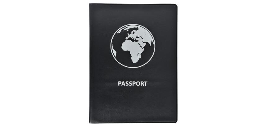 Etui protection RFID Hidentity® Passeport - Noir