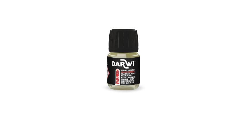 Darwi glossy varnish, 30 ml bottle