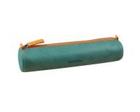 Rhodiarama trousse ronde simili cuir italien 5x21,5 cm - Eau