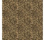Kraft brut 70g, rl 50x0,70m Géo noir - Noir