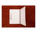 Terracotta, Cahier reliure intégrale A4 21x29,7 cm, 148 pages, ligné et marge, ass.