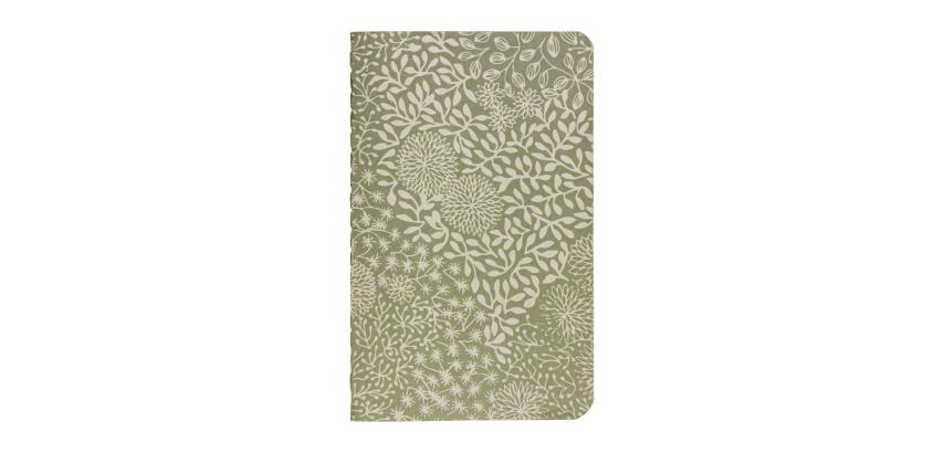 Jardin des Sens, Carnet cousu fil 7,5x12cm, 48 pages, uni, ass.