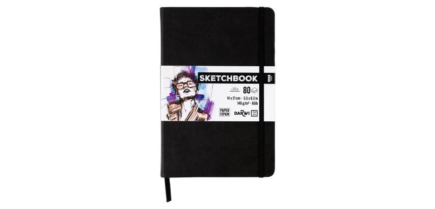 DFY Sketchbook 14x21 80F 140g - Noir