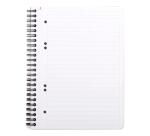 Rhodiactive Greenbook ligné, A5+, perf.6 trous, papier recyclé 90g FSC® - Noir