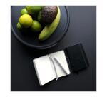 Webnotebook 9x14 cm 192 pages dot papier ivoire 90g fermeture élastique - Noir