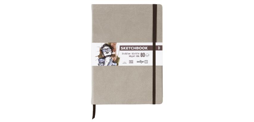 DFY Sketchbook A4 80F 140g - Taupe