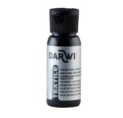 DARWI Stoffmalfarbe, Flasche 50ml, Schwarz - Schwarz