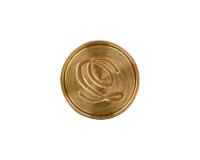 Pastille laiton sceau sur broche lettre anglaise - q