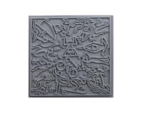 Cernit plaque de texture Sports - Gris