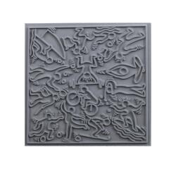 Cernit plaque de texture Sports - Gris