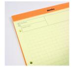 Stapled Audit Pad, 210 x 318 mm, 80 sheets, orange