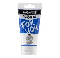 Darwi For You, Acrylfarbe, Tube 75 ml - Ultramarinblau|