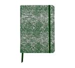 CÉLESTE Carnet A5 souple 144 pages, Lignées Lazer Vert Argent