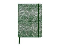 CÉLESTE Carnet A5 souple 144 pages, Lignées Lazer Vert Argent