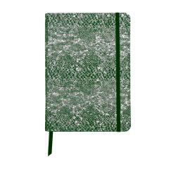 CÉLESTE Carnet A5 souple 144 pages, Lignées Lazer Vert Argent
