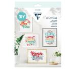 Kreativset Lettering, 20,5x1,5x30cm
