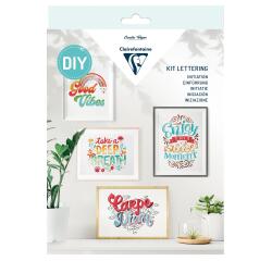 KIT DÉCOUVERTE - Lettering 20,5x1,5x30cm
