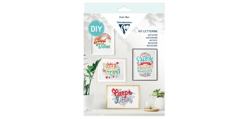 Kreativset Lettering, 20,5x1,5x30cm