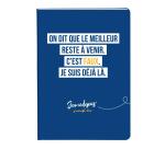 Jemedisais, Carnet broché A5 14,8x21 cm, 128 pages, ligné, assortis. - Multicolore