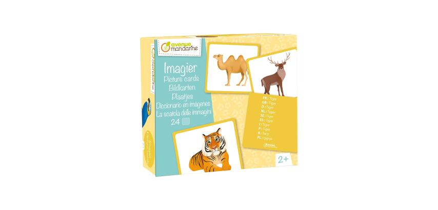 Imagier, Animaux sauvages - Multicolore