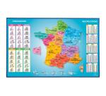 Under rigid PVC desk pad France - 37.5 x 57.5cm - Visual