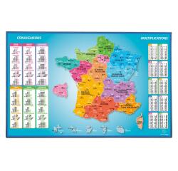 Sous-main rigide PVC France - 37,5 x 57,5cm - Visuel