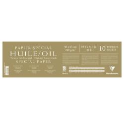 Papier Huile lin naturel paquet 10F 50x65cm 240g