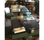 Tray of 400 recycled embossed paper placemats 80g/m2, Slate - Size 30x40cm - Slate