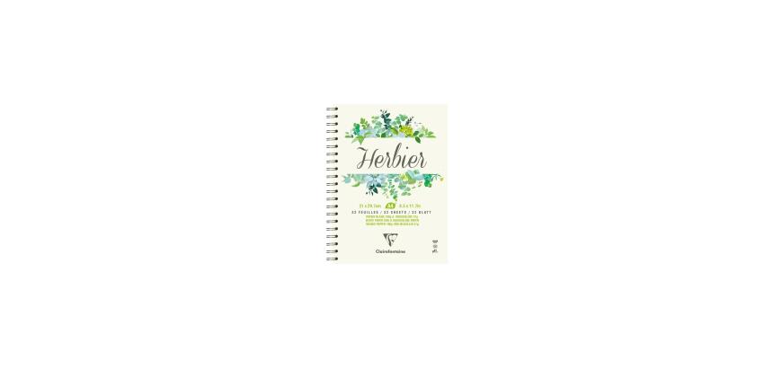 Herbier carnet spiralé 32F A4 180g