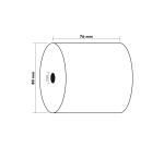 Bobines Caisses Exacompta 7680120V - l 76 mm x L 55 m, Ø 80 mm - 1 pli(s) - paquet de 10