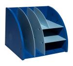 Bureau-organizer The Organizer Bee Blue - marineblauw/lichtblauw