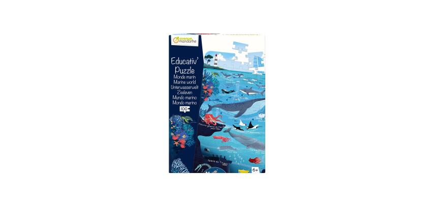 Educational puzzle, Sea world - Multicolour