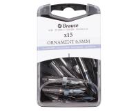 Schachtel mit 15 Ornamentfedern