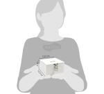 Gamme blanche, Boîte à trésors à personnaliser - Blanc