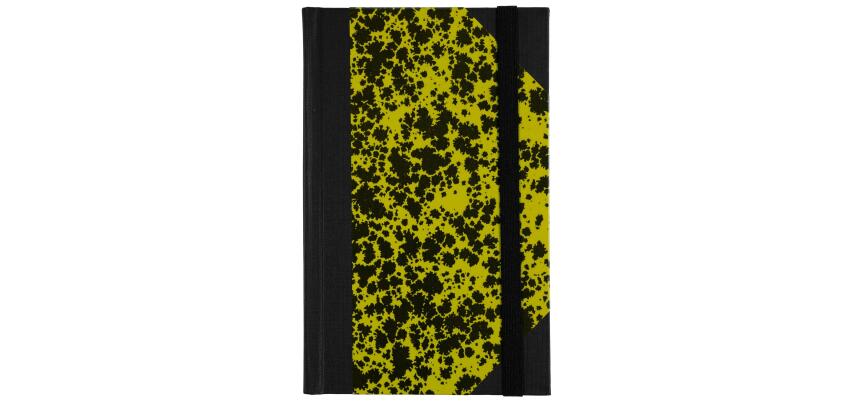 Carnet Marbre 170x110, 192 pages lignées - Kaki