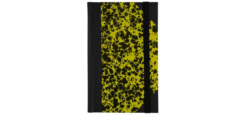 Marmor-Notizbuch 170x110, 192 linierte Seiten - Khaki