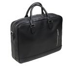 Maletín para portátil 15,6" doble compartimento Exactive® piel Negra