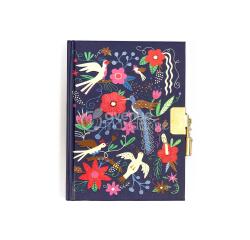 Journal intime, Oiseaux et fleurs - Multicolore