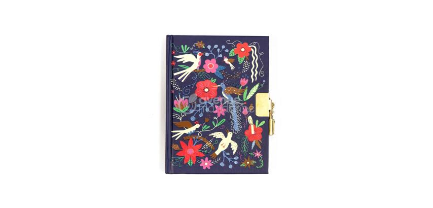 Journal intime, Oiseaux et fleurs - Multicolore