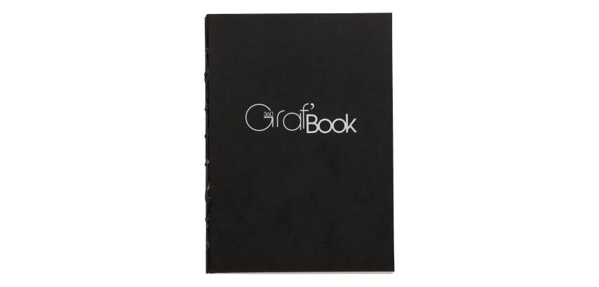 Clairefontaine Graf'Book 360# Notebook - A6 - 100gsm - Black