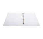 Classeur 4 anneaux cartonné Exacompta Kreacover® personnalisable A4 maxi - Dos 3,8 cm blanc
