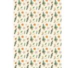 PAPIERS IMPRIMÉS, Bloc de 20 feuilles à motifs 160g/m2 au format A4 (21x29,7cm) + 1 idée créative - Noël vitaminé - Multicolore